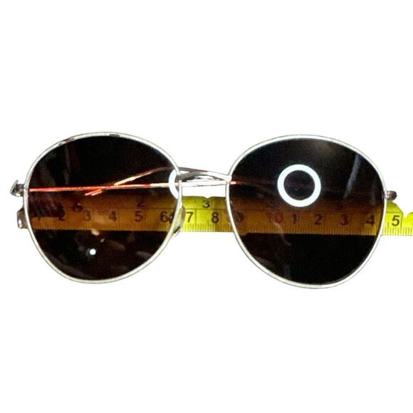 OLIVER PEOPLES BLONDELL COLLECTION Gold Titanium Brown Beige Sunglass 1102ST - Picture 3 of 7